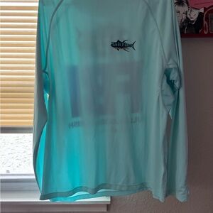 Tailfin Aqua Long Sleeve Shirt size large BOGO